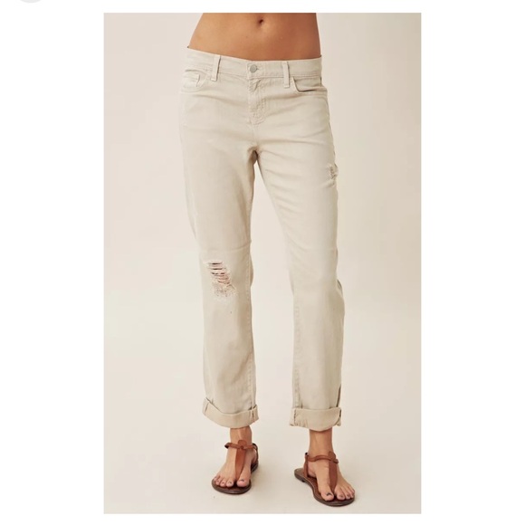 J Brand Aidan Slouchy Straight Boyfriend Jean Natural Size 27 - Picture 6 of 16